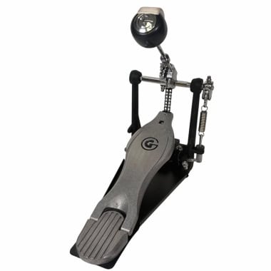 Electronic bass drum pedal with footboard and beater for drummers.