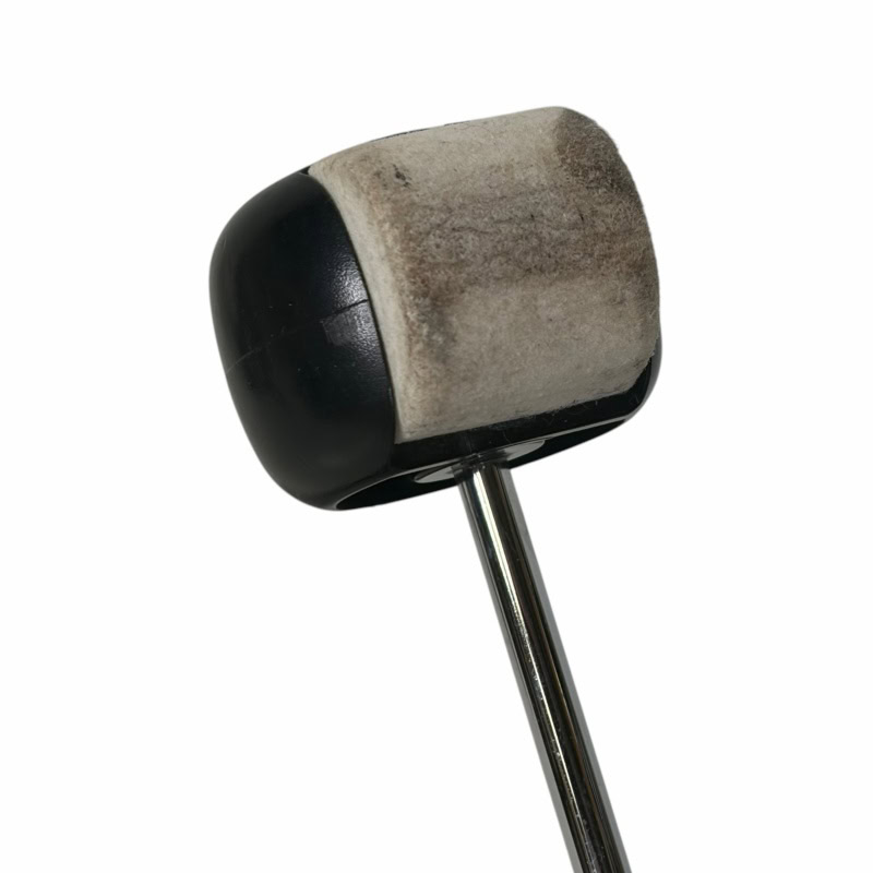 Drumstick mallet for percussion instruments, used in drumming and rhythm sections.