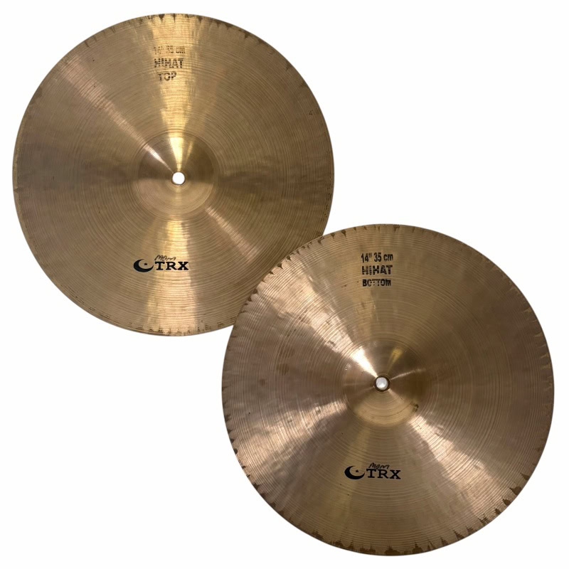 High-quality 14" Hi-Hat Cymbals for drummers, perfect for live performances and studio recordings.