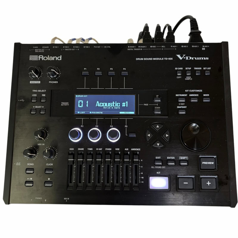 V-Drums Roland electronic drum module for professional drummers.