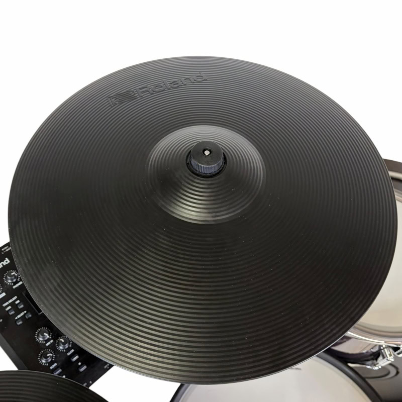 Cymbal for drumming, high-quality percussion instrument, part of professional drum kit.