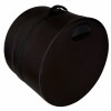 Black drum bag for percussion instruments, portable and durable.