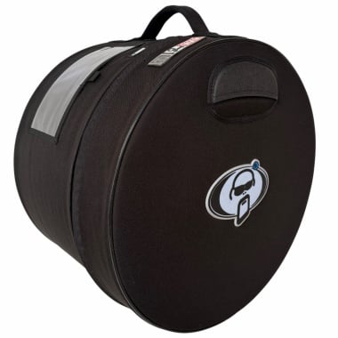 Drumstick bag for drummers with secure closure and carrying handle.