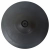 Close-up of a cymbal with Drummers Only logo for percussion enthusiasts.