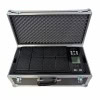 Electronic drum pad case with portable design for drummers.