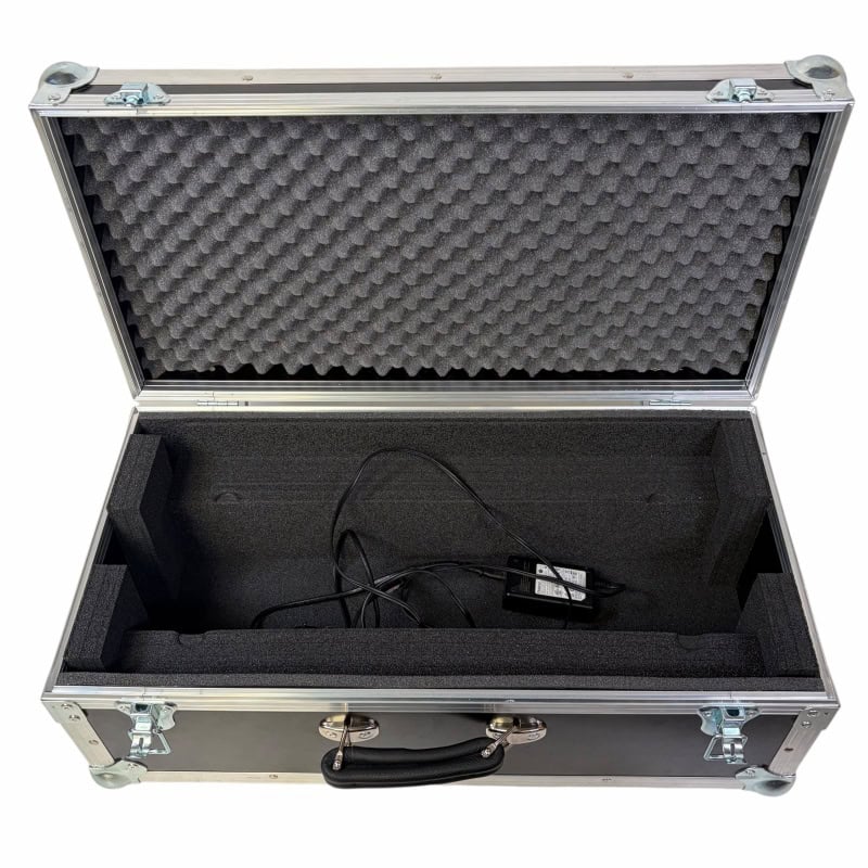 Drum equipment case for drummers, portable storage for drum gear.