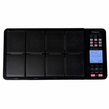 Roland electronic drum pad for drummers, MIDI percussion controller, music production equipment.