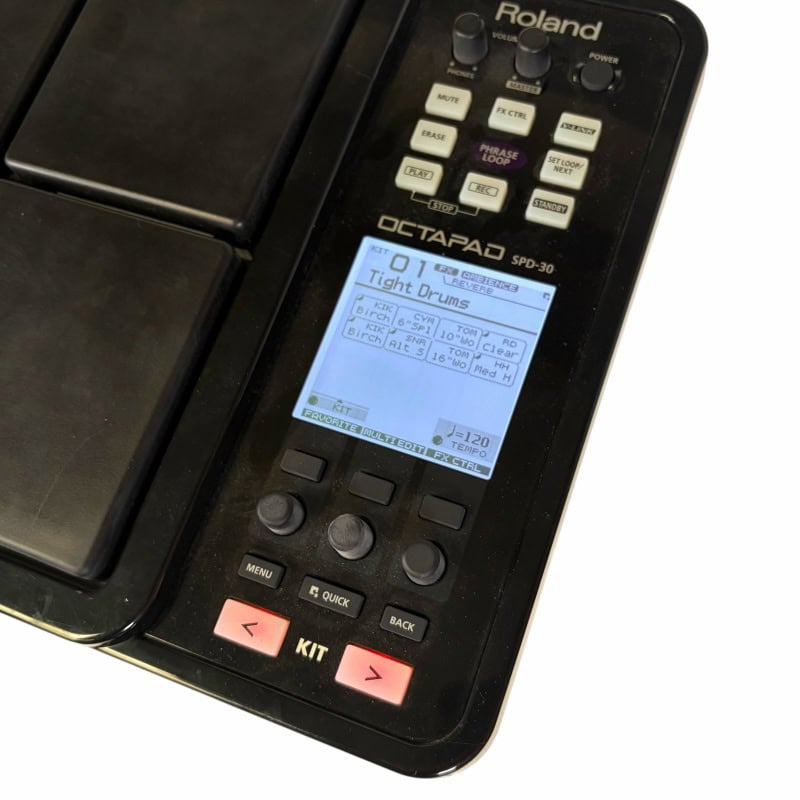 Roland SPD-30 electronic drum pad for drummers, showcasing versatile percussion sounds.