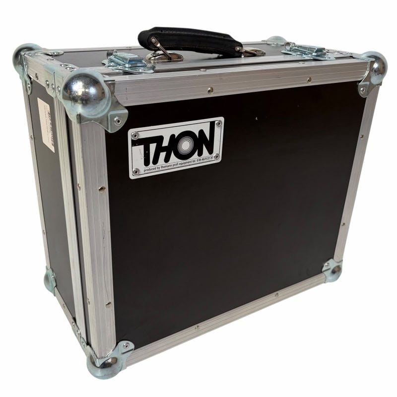 Durable Thon drum case for secure transport of drum equipment.