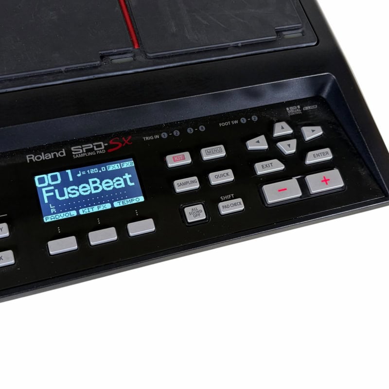 Sampler drum machine for live music and studio use.