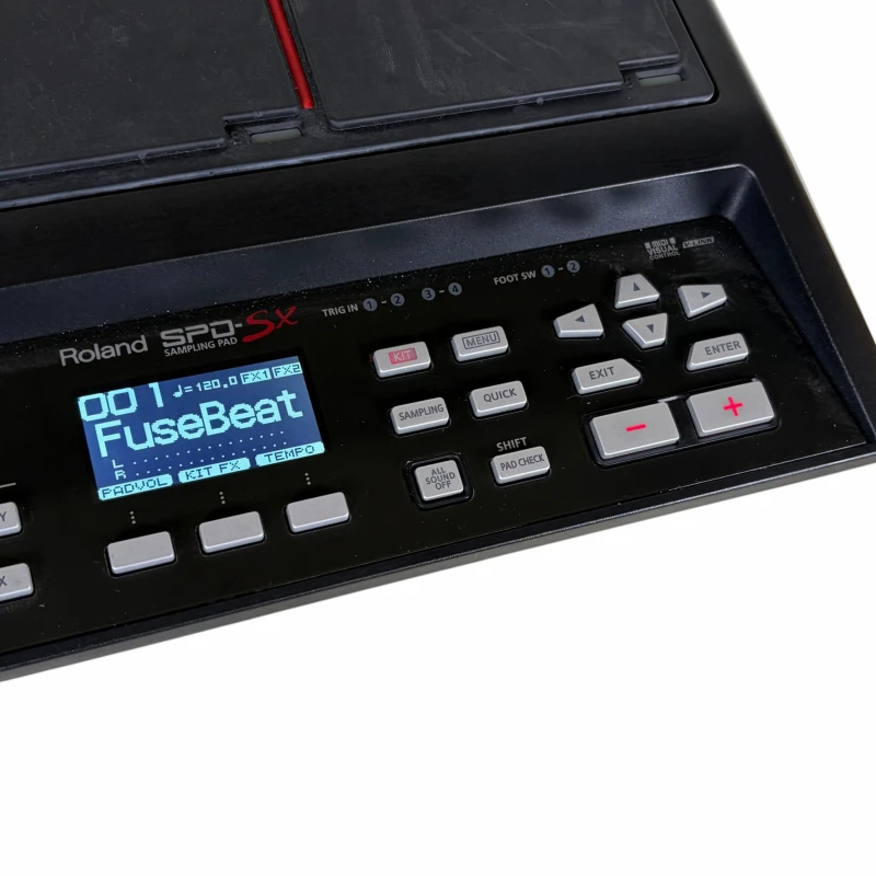 Sampler drum machine for live music and studio use.
