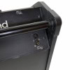 Close-up of professional drum equipment and electronic drum module.