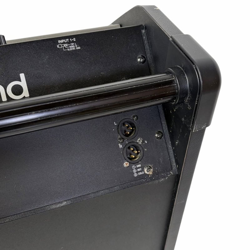 Close-up of professional drum equipment and electronic drum module.