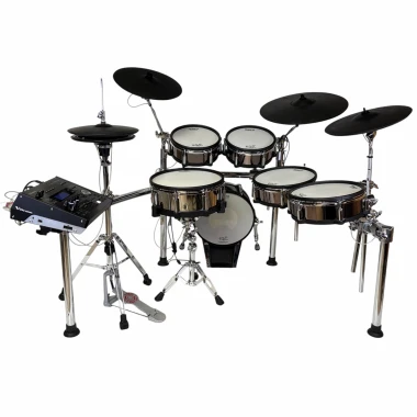 Electronic drum kit for professional drumming and practice. Perfect for drummers seeking high-qualit.