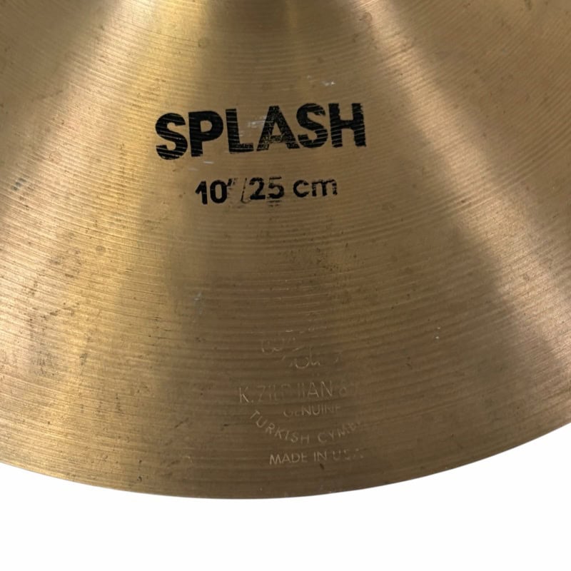 High-quality splash cymbal for drum kits, ideal for adding accents and effects in drumming performan.