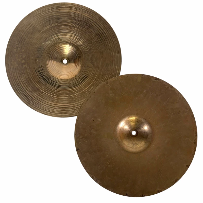High-quality brass cymbals for drummers and percussionists.