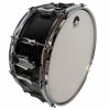 Bass drum for drummers, featuring Overead branding, black shell with chrome hardware, ideal for perc.