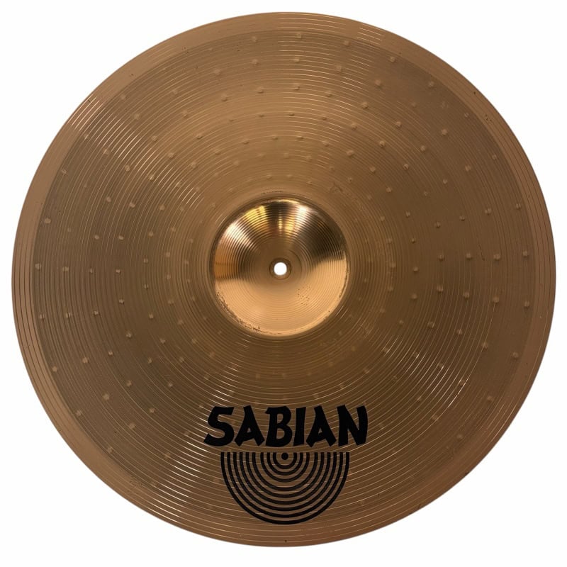 Close-up of a drummer's hand hitting cymbals during a live performance.