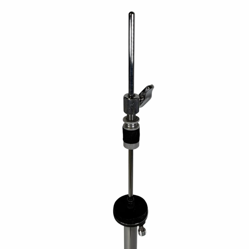 Microphone stand for drummers and percussionists. Adjustable height and secure grip for studio or st.