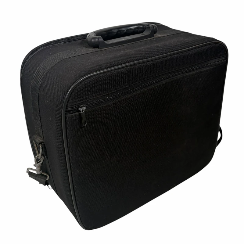 Portable drum stick bag for drummers and percussionists.
