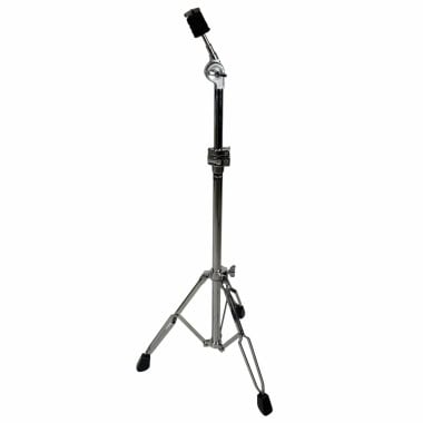 Adjustable drum microphone stand for professional drumming and recording.