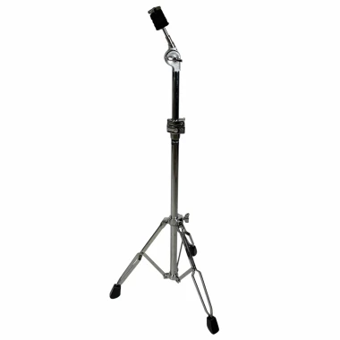 Adjustable drum microphone stand for professional drumming and recording.