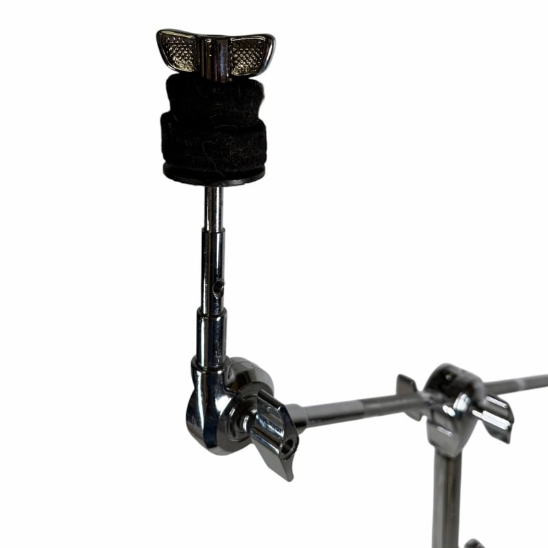 Microphone stand with shock mount for drummers.