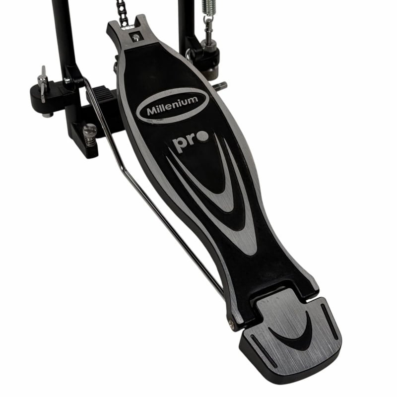 High-quality Millenium Pro bass drum pedal for professional drummers. Durable, responsive, and perfe.