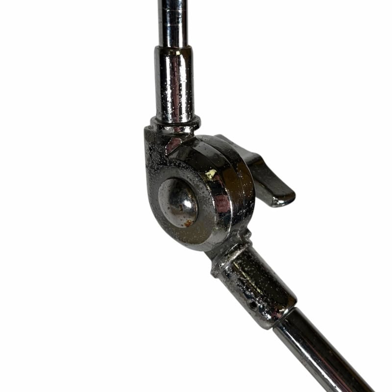 Close-up of drum hardware component for drummers and percussionists.