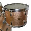 Gretsch USA 3pc shell pack with glitter finish and chrome hardware.