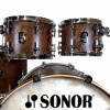 Drummers Only - Sonor Momentum Birch drum set with California Burl finish, 22-inch bass drum, perfec.
