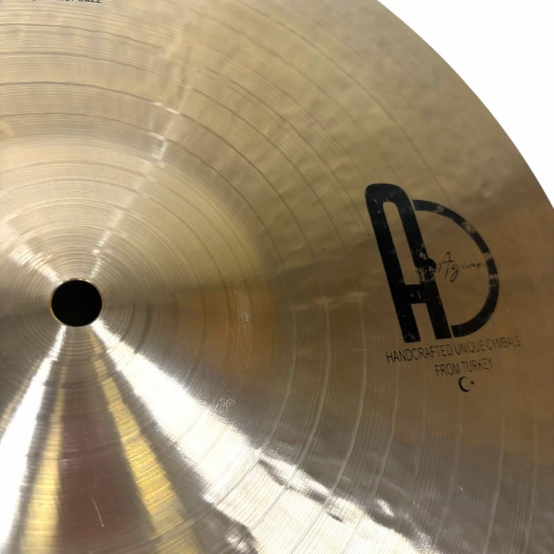 Handcrafted Turkish cymbal for professional drummers, high-quality percussion instrument.