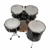 Pearl Export 22in 5-piece shell pack in jet black for professional drumming.
