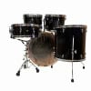 High-quality Pearl Export 22-inch 5-piece drum shell pack in sleek jet black finish. Perfect for pro.