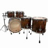 Sonor Momentum Birch 22-inch drum shell pack with California Burl finish.