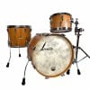 Sonor Vintage Series 20in 3pc shell pack in Teak Semi Gloss.