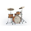 Sonor Vintage Series 20-inch drum shell pack in Teak semi-gloss finish.