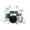 High-quality drum kit with cymbals, snare, and bass for professional drumming performances.