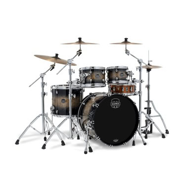 High-quality drum kit with cymbals and hardware for professional drummers.