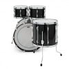 Drum set with bass drum, toms, and hardware, ideal for drummers and percussion enthusiasts.