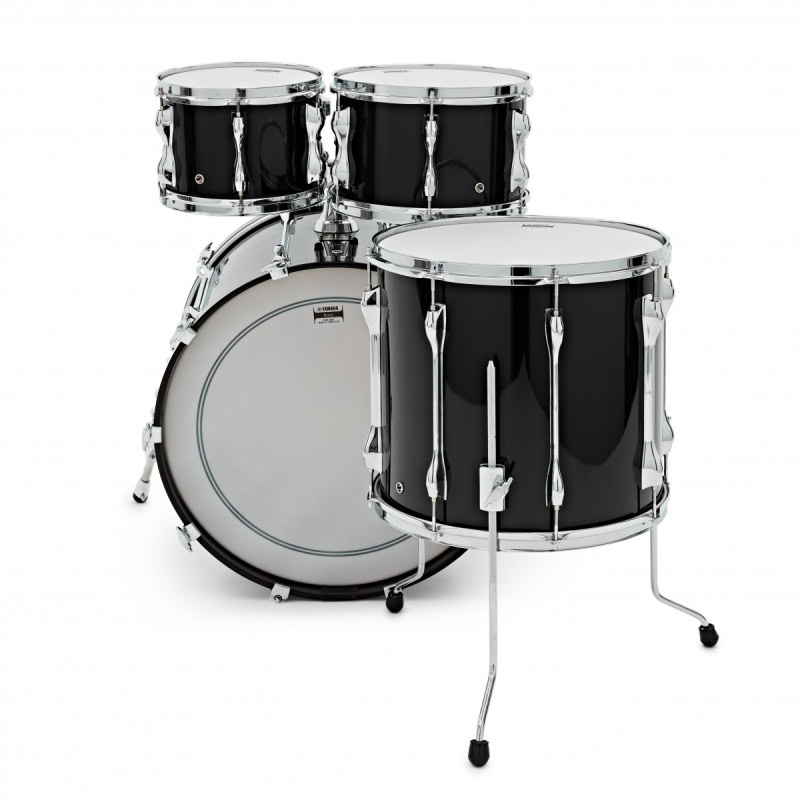 Drum set with bass drum, toms, and hardware, ideal for drummers and percussion enthusiasts.