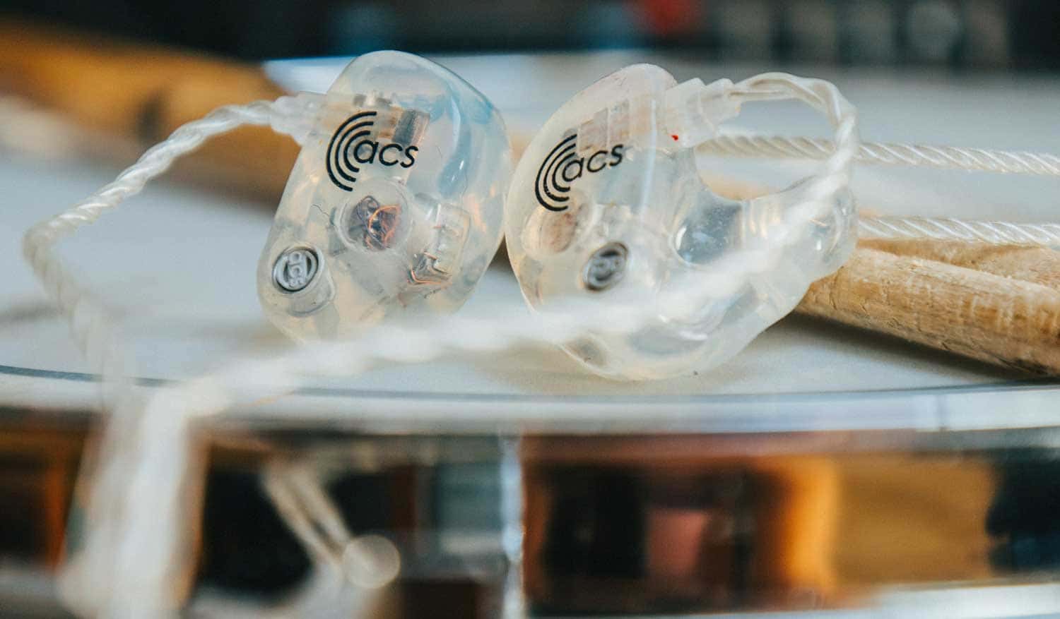 In-ear monitors for drummers at ACS Custom Demo Day.