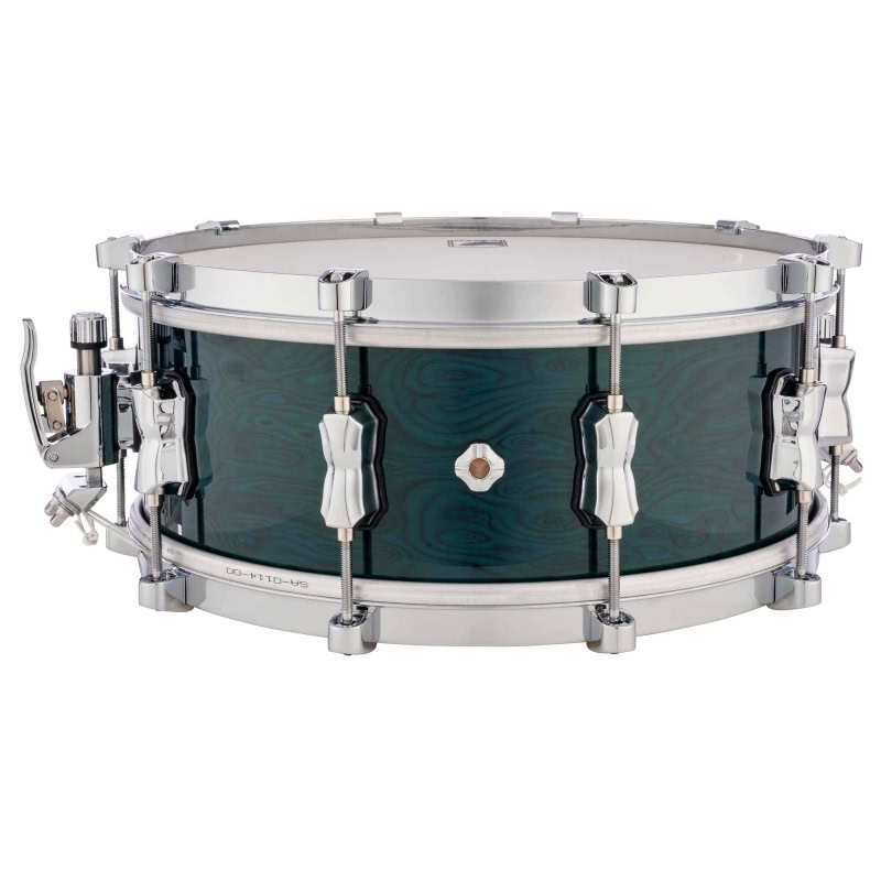 High-quality drum snare with professional craftsmanship and durable hardware.