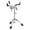 Drum snare stand for professional drummers, adjustable and sturdy.