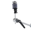 Drum stand with cymbal and tom mount for drum kit setup.