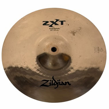 Zildjian ZXT Crash Cymbal for drummers, 10/25cm, high-quality percussion instrument.