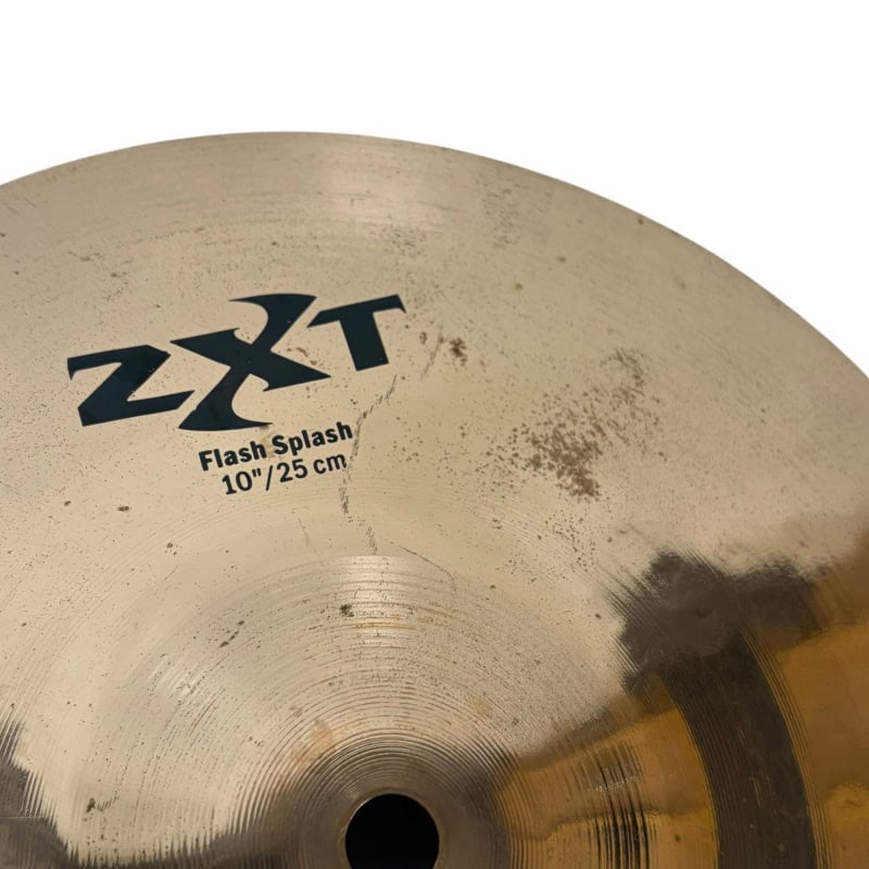 ZXT 10-inch splash cymbal for drummers, high-quality percussion instrument.