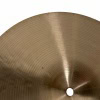 Close-up of Meinl Byzance Traditional 12-inch hi-hat cymbals.
