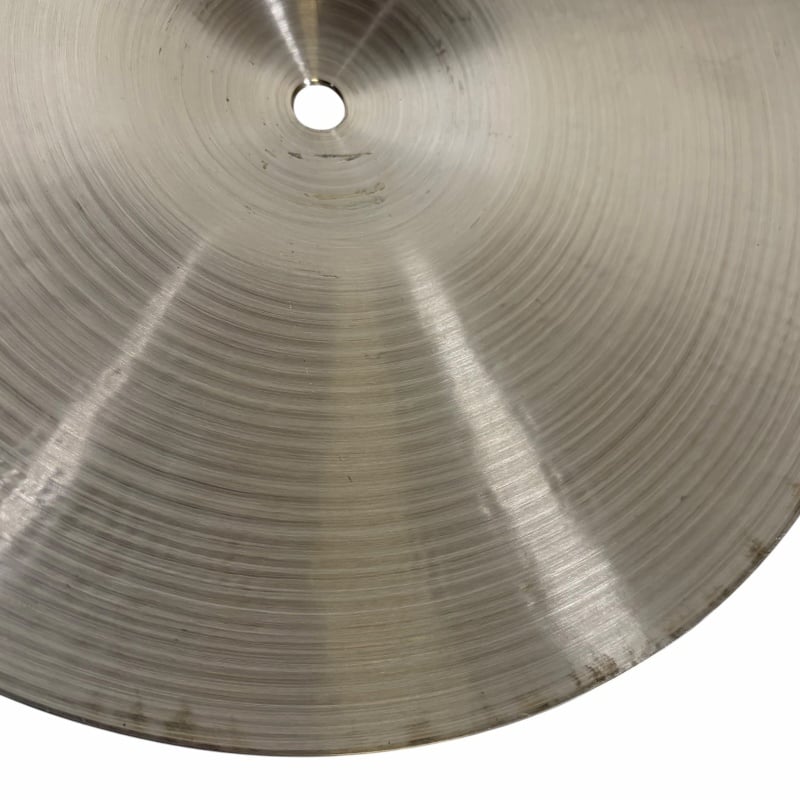 Close-up of Meinl Byzance Traditional 12in Hi-hats cymbals.