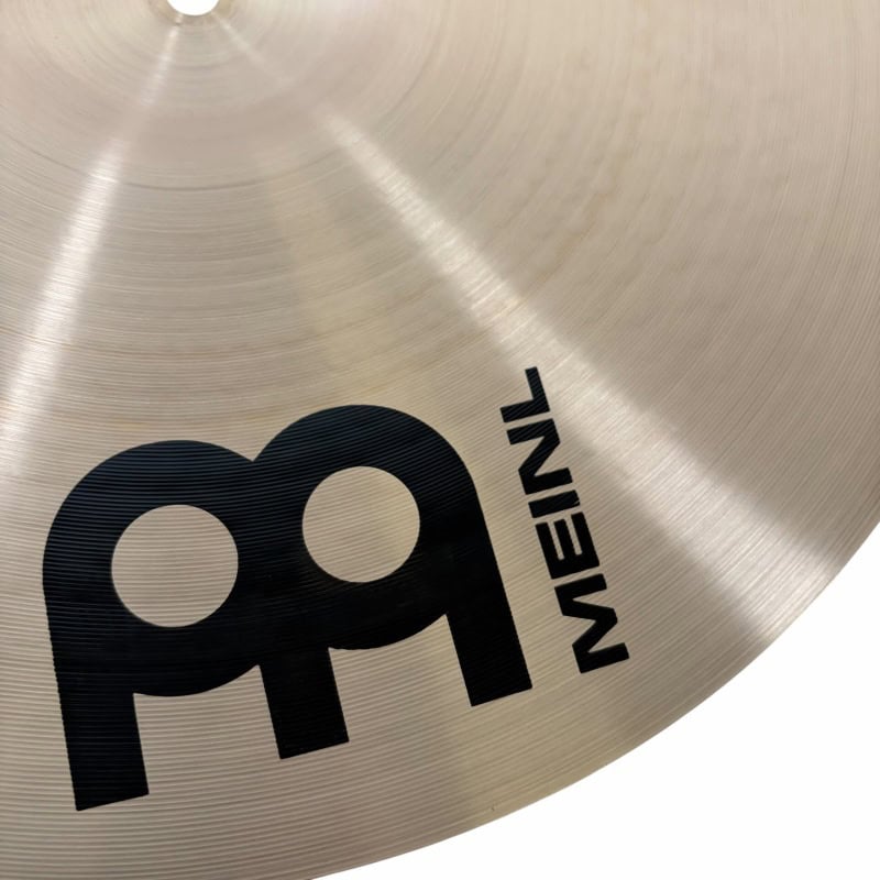 Meinl 16-inch Thin Crash Cymbal with alloy finish and logo.